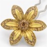 Barrette fleur VIP dorée