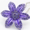 Barrette fleur VIP mauve