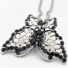 Pince cheveux papillon noir