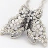 Pince cheveux papillon blanc