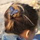 Pince cheveux papillon bleu