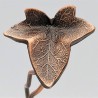 Barrette cheveux celtique Lierre cuivre