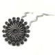 Bijou de tête et Epingle cheveux mariage - Accessoire cheveux mariage - Solyflor argent brillant