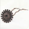 Bijou de tête, épingle à cheveux Solyflor cuivre