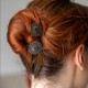 Epingle cheveux mariage - Accessoire cheveux mariage - Chignon mariage Solyflor or