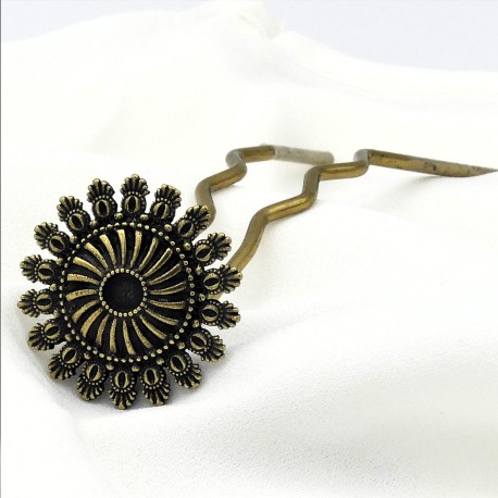 Epingle cheveux mariage - Accessoire cheveux mariage - Chignon mariage Solyflor or