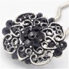 Epingle bijoux ancien noire