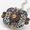 Epingle bijoux ancien dorée