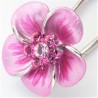 Barrette cheveux petite fleur rose
