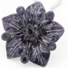 Accessoire cheveux fleur Ferra noire