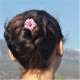 Accessoire cheveux fleur Ferra argentee