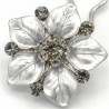 Accessoire cheveux fleur Ferra agentée