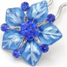 Accessoire cheveux fleur Ferra bleue