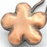 Barrette métal fleur cuivré